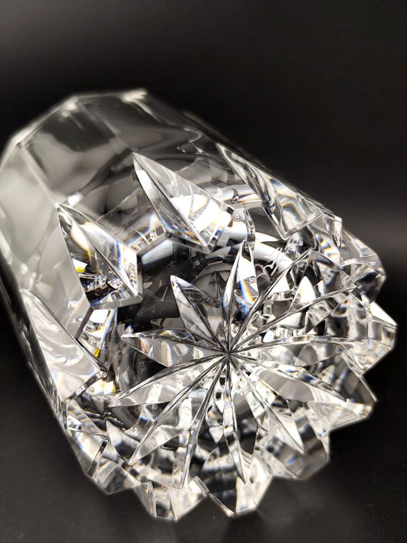 超希少品✦ホヤクリスタル HOYA 佐々文夫サイン有（切子、江戸切子、薩摩切子）