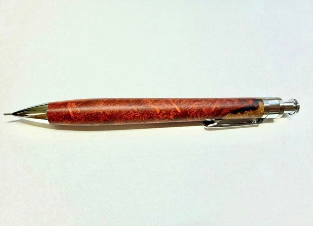 工房楔　花梨紅白　ペンシル楔0.5 特上杢