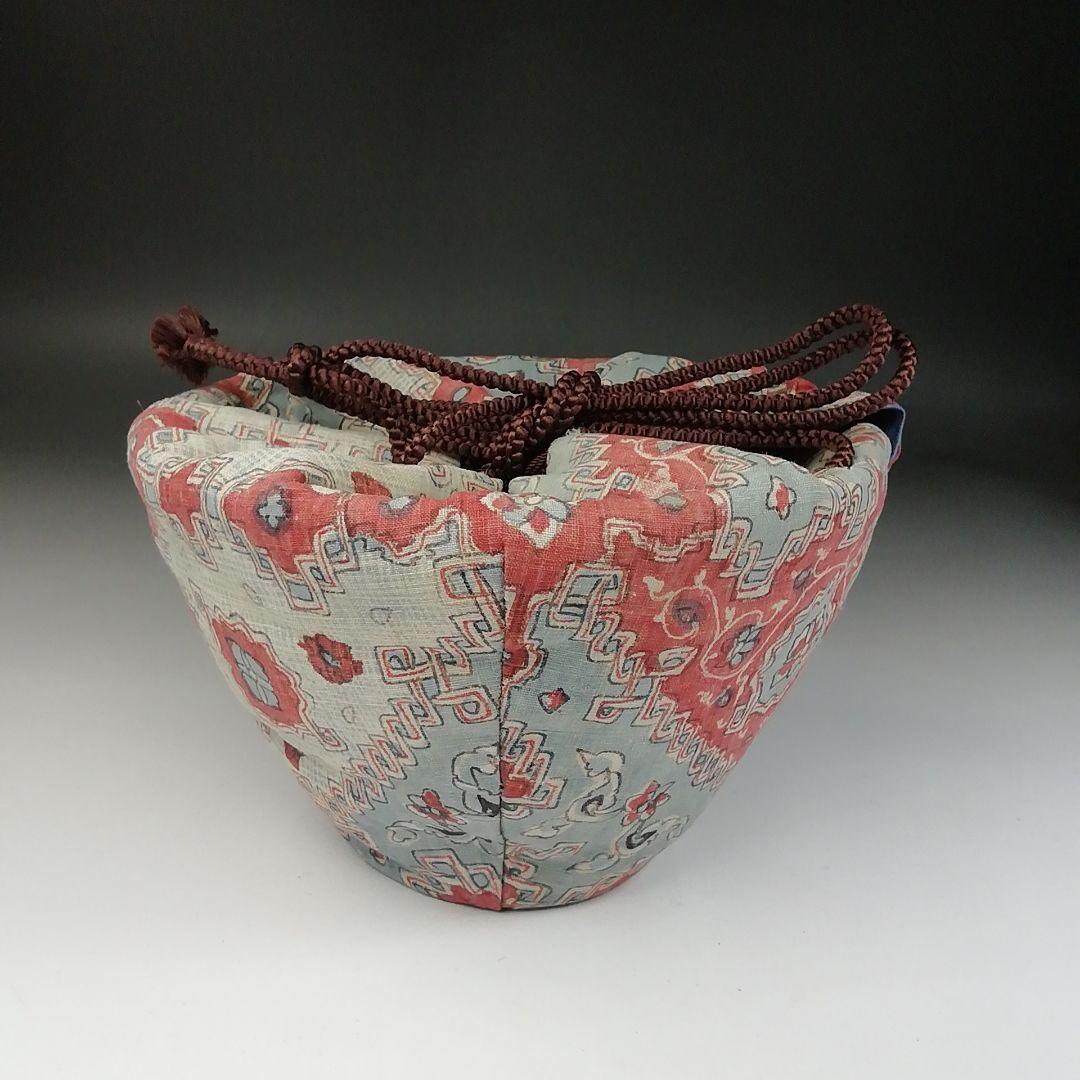 Ｔ１４６　茶碗　『萩茶碗』『古畑窯　椋原佳俊』『仕覆付』　共箱　抹茶碗　茶道具