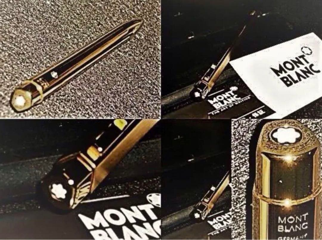 モンブラン　★１本は欲しい総金張りチタンボディ★稀少な価値ある逸品No20280
