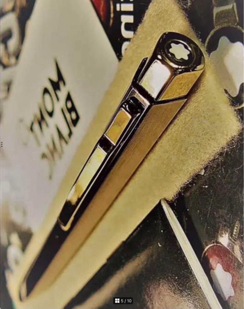 モンブラン　★１本は欲しい総金張りチタンボディ★稀少な価値ある逸品No20280