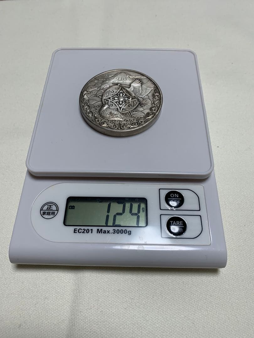 純銀　新日本銀行券発行記念　1984