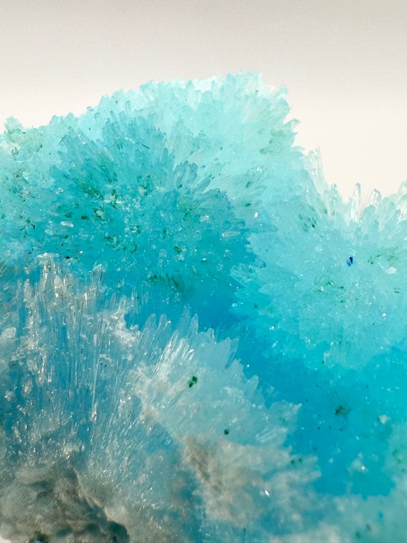 ブルー　アラゴナイト　霞石　原石　鉱物標本　天然石
