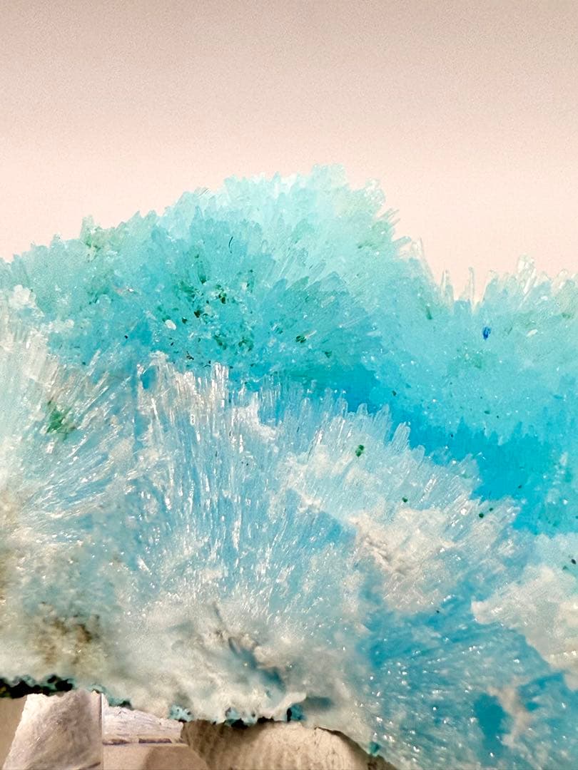 ブルー　アラゴナイト　霞石　原石　鉱物標本　天然石