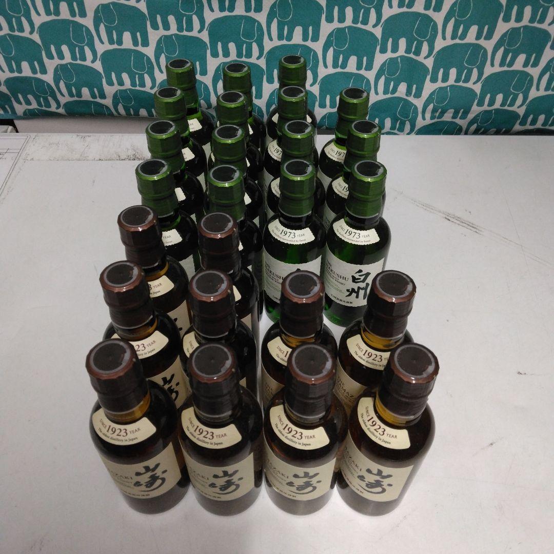 や*ん様 山崎　180ml 10本　白州　180ml 15本