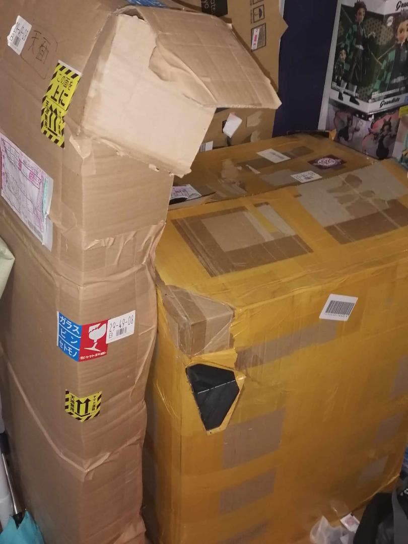 煉獄杏寿郎 猗窩座 鬼滅の刃 フィギュア 専用ケース付き