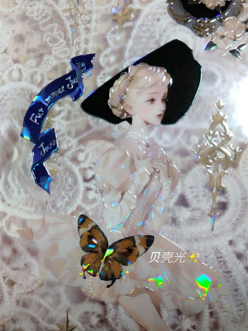 ✩再販✩J273＃神之女使(贝壳光)Shine切り売り海外人物マステ女の子