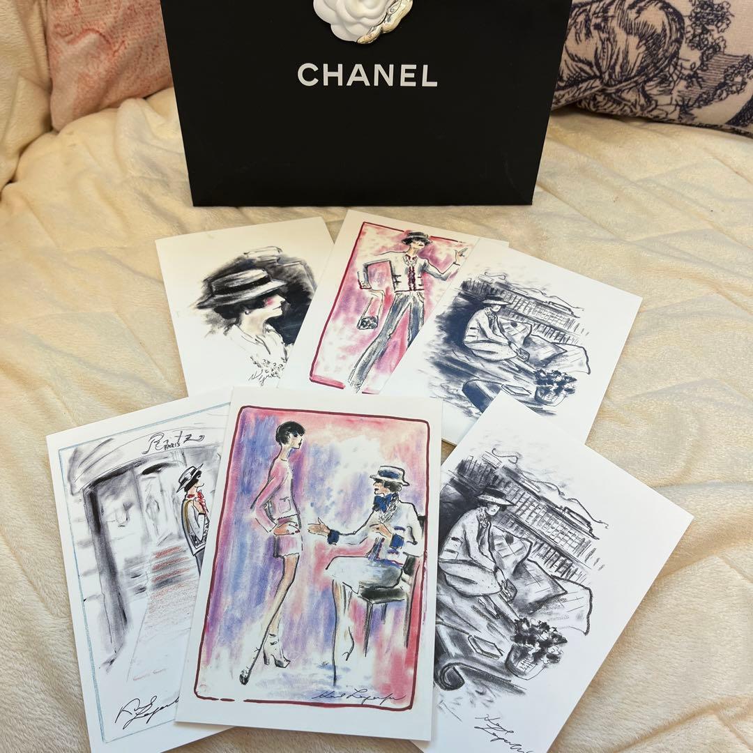 パリ限定　レア　シャネル　メッセージカード