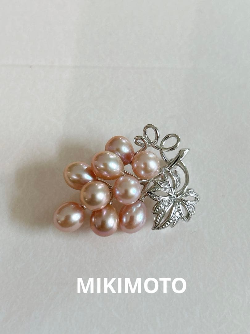 【MIKIMOTO】K18 パール ブローチ⟡.·*.