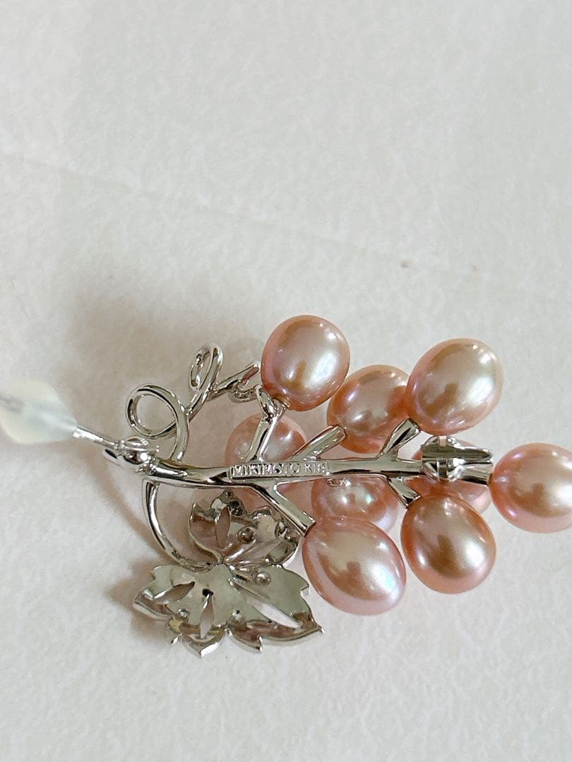 【MIKIMOTO】K18 パール ブローチ⟡.·*.