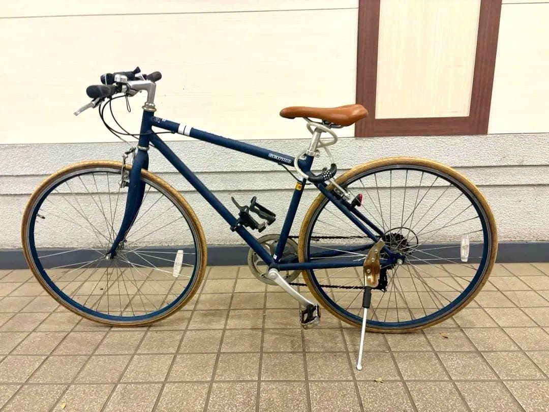 クロスバイク ネイビー アルミフレームpecha!⭕️