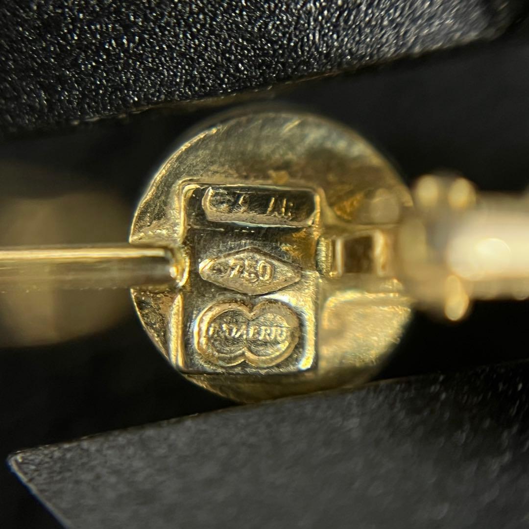 (B122332) K18 YG ピアス ウノアエレ UNOAERRE 750