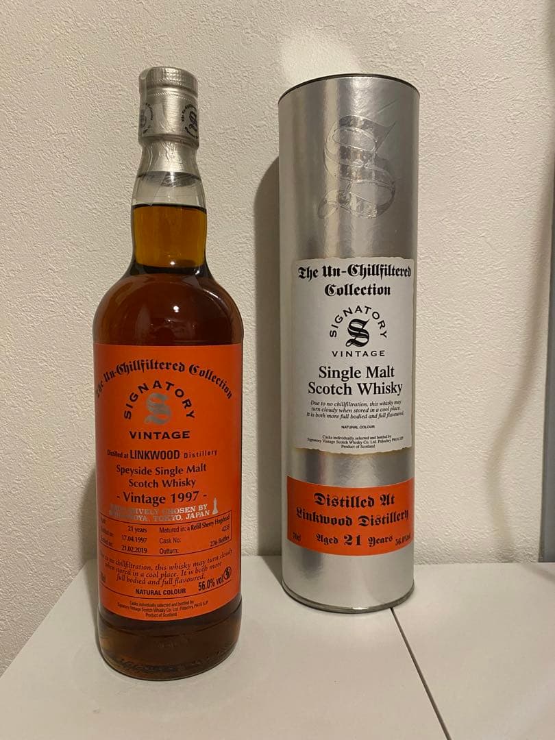 シグナトリー　リンクウッド　1997-2019 21年　56.0% 信濃屋