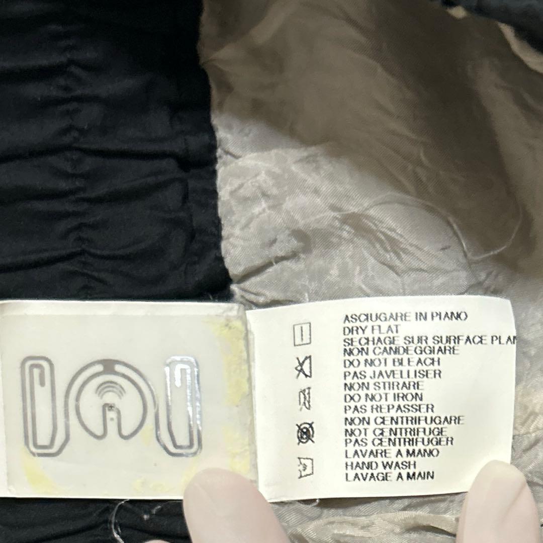 【美品】Rick Owens サルエルハーフパンツ グレー イタリア製ウール混