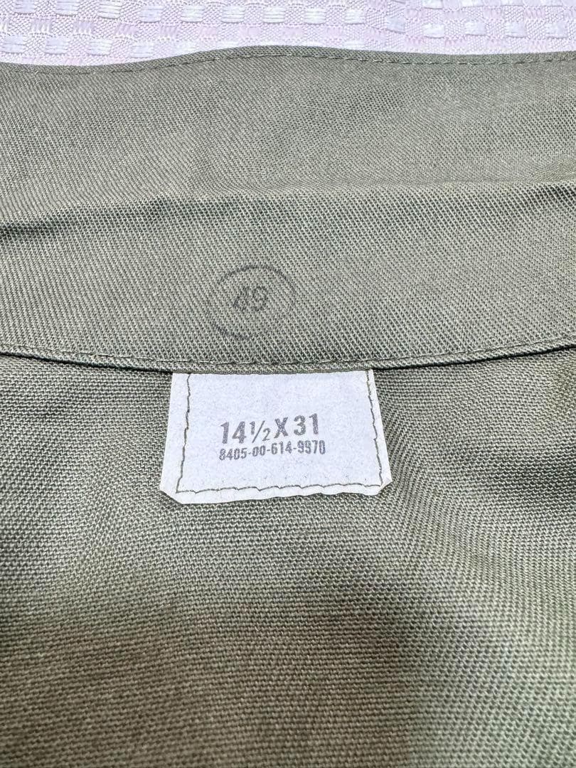 米軍 実物 ユーティリティシャツ OG-507