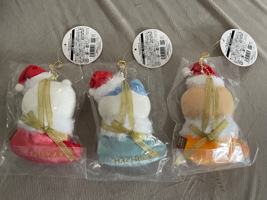ちいかわ クリスマス オーナメントにもなるマスコット 3体セット　国内正規品