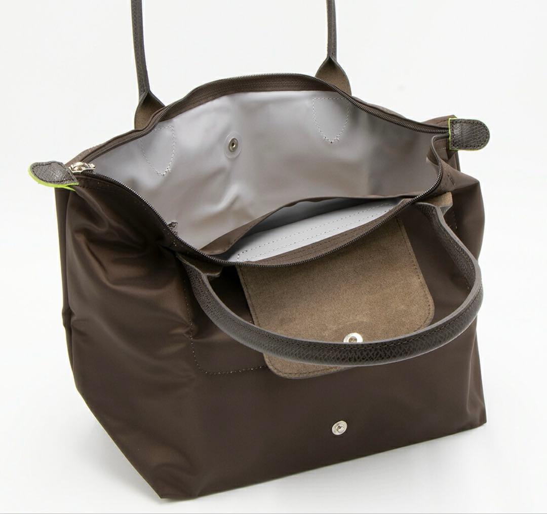 ロンシャン ル プリアージュ グリーンライン 肩掛けM 最新色モカ