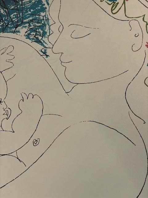 額装品/母性/パブロ ピカソ/アート/ポスター/インテリア