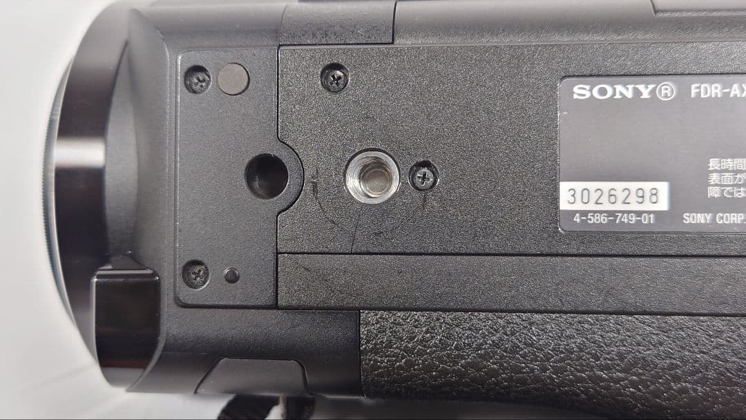 【SONY】FDR-AX40 4K ビデオカメラ