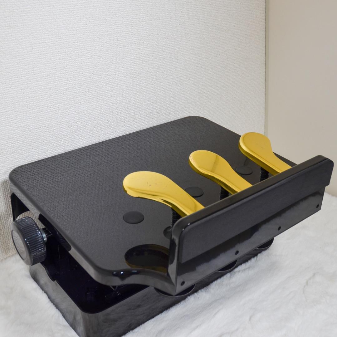 キョーリツ ピアノ補助ペダル 軽量ABS製 無段階ネジ式高さ調整タイプ