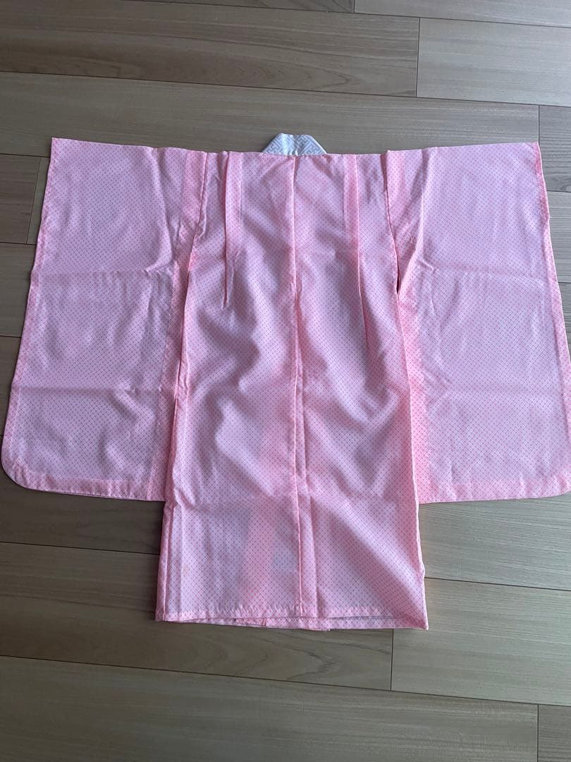 七五三　女の子　３歳　着物と被布　雛祭り