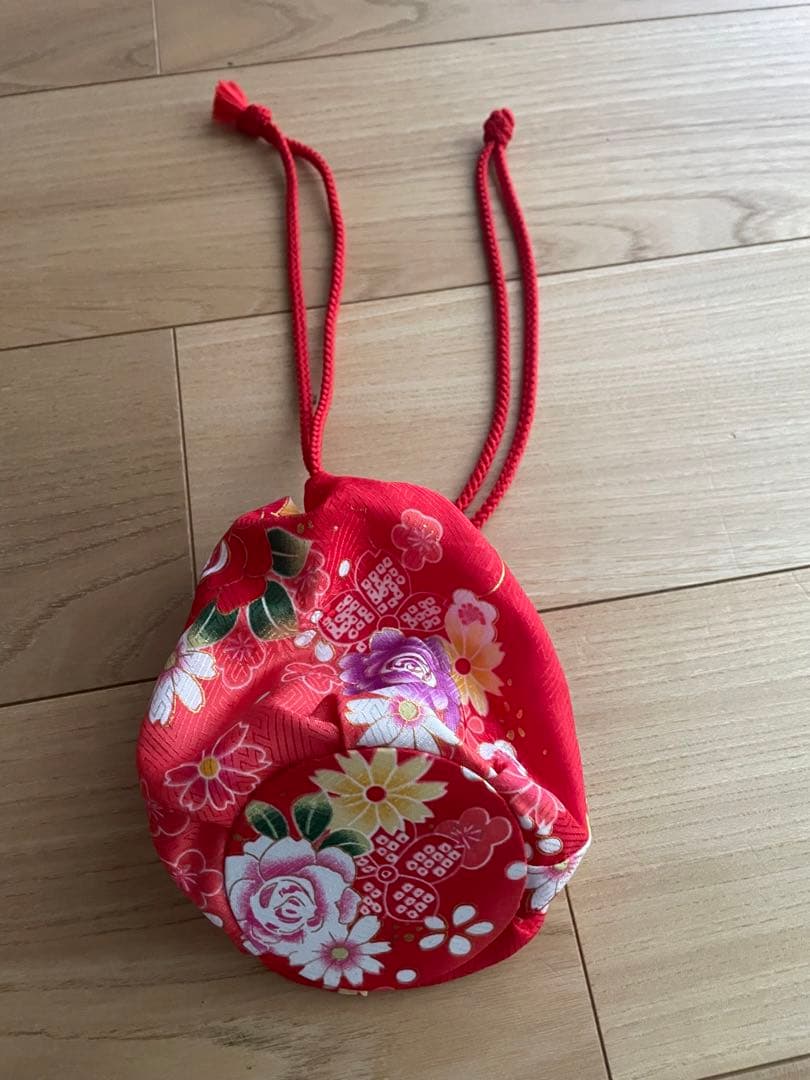 七五三　女の子　３歳　着物と被布　雛祭り