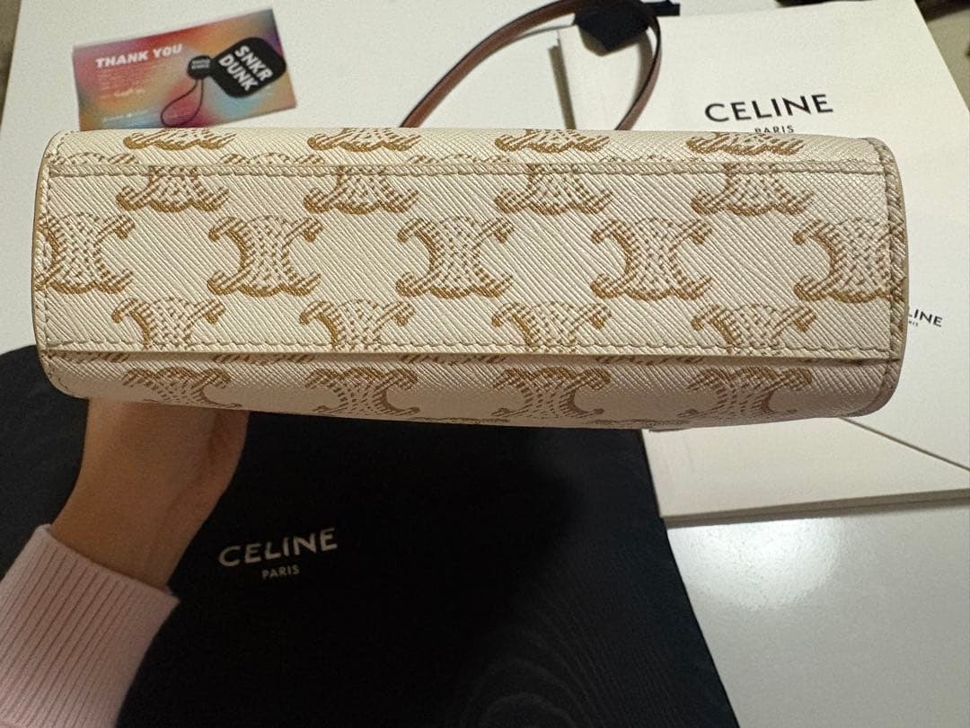 CELINE ミニ バーティカル トリオンフ キャンバス