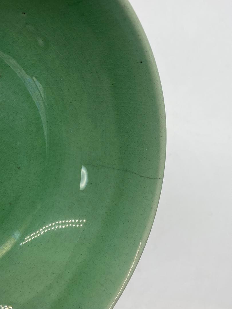 中国　緑釉碗　翠青釉　送料込み0111