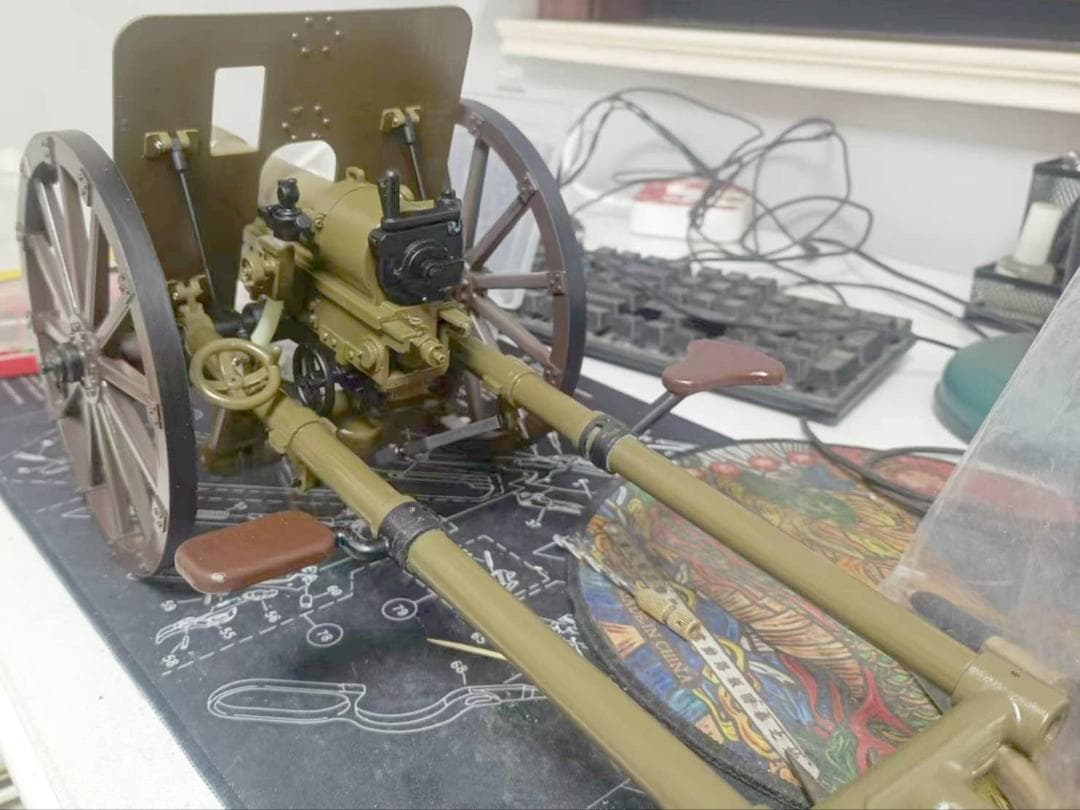 １/6スケール　手作　四一式山砲　模型レプリカ　新品