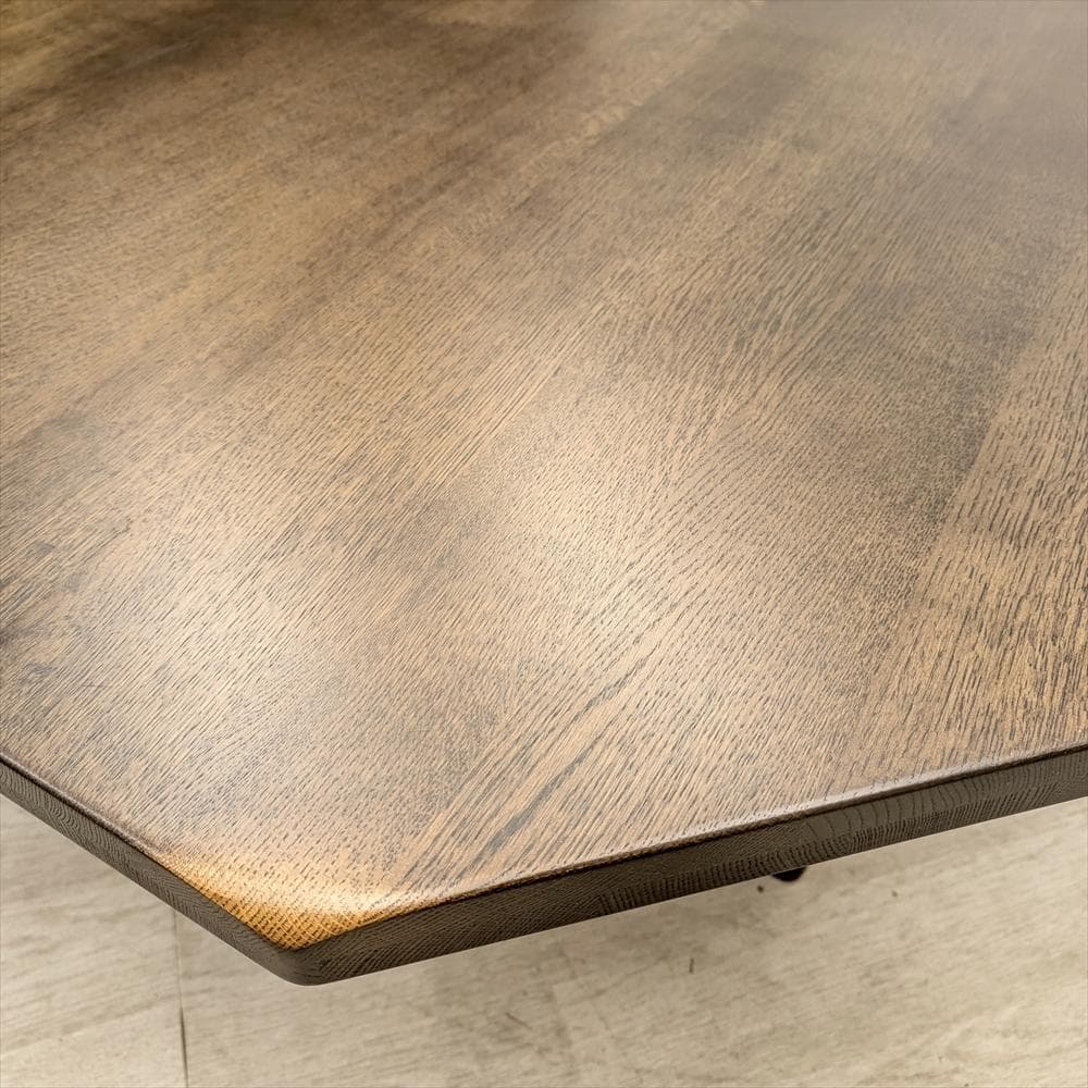 柏木工　ウィルダネス　飛騨家具　楢 ナラ材　ダイニングテーブル　食卓　八角形