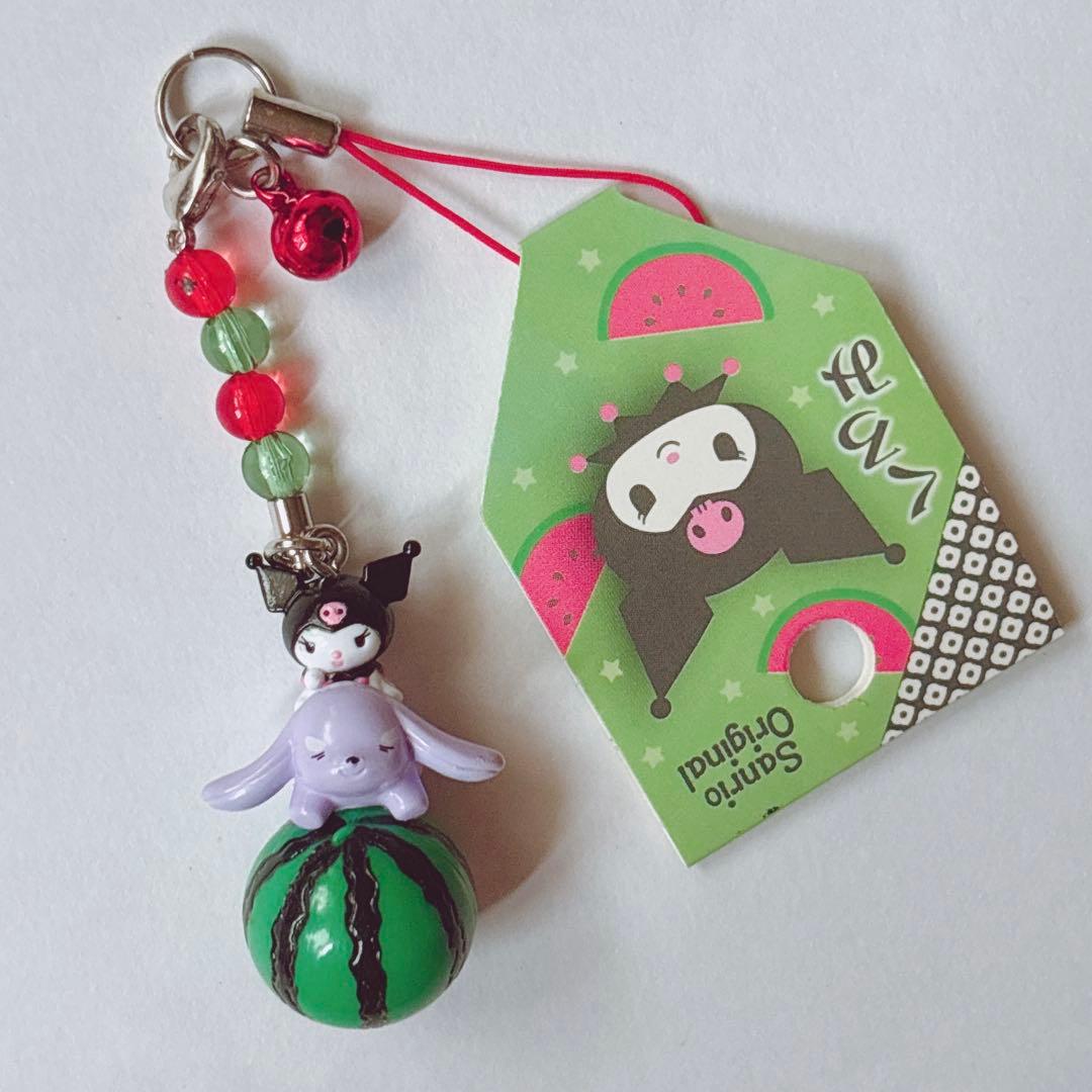♡激レア クロミちゃん バクくん スイカマスコットアクセ ストラップ マスコット