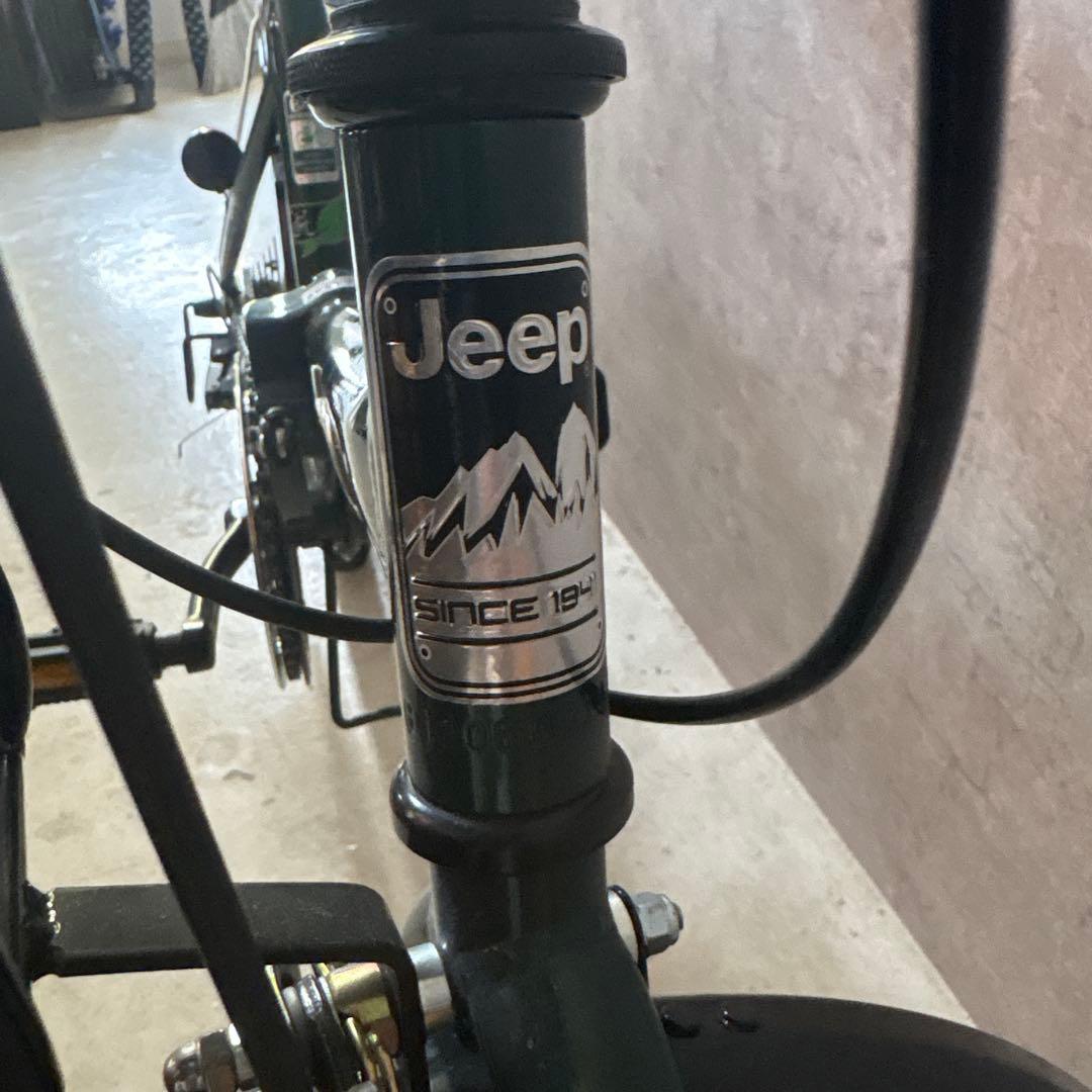 Jeep 折りたたみ自転車 グリーン