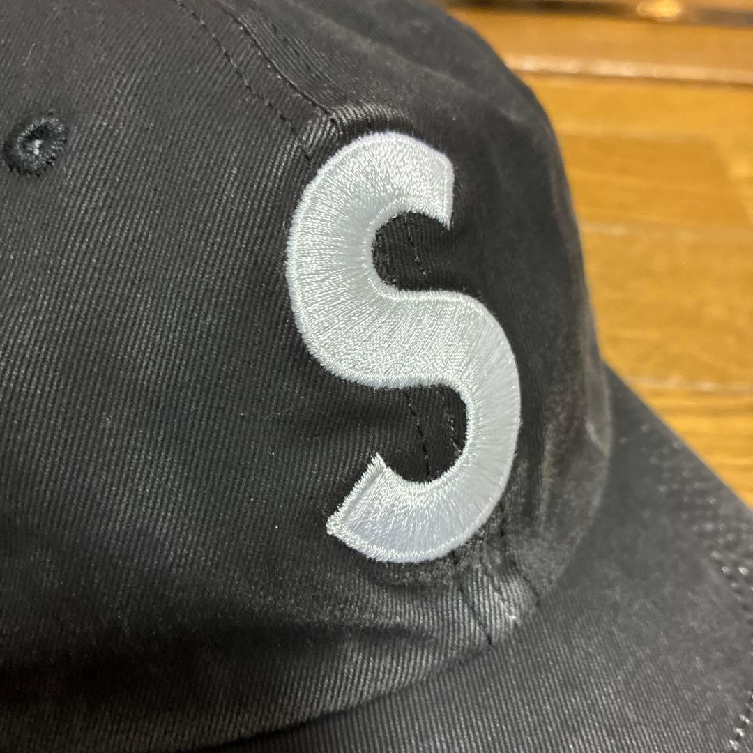 Supreme S Logo cap シュプリーム Sロゴ キャップ 黒SS25