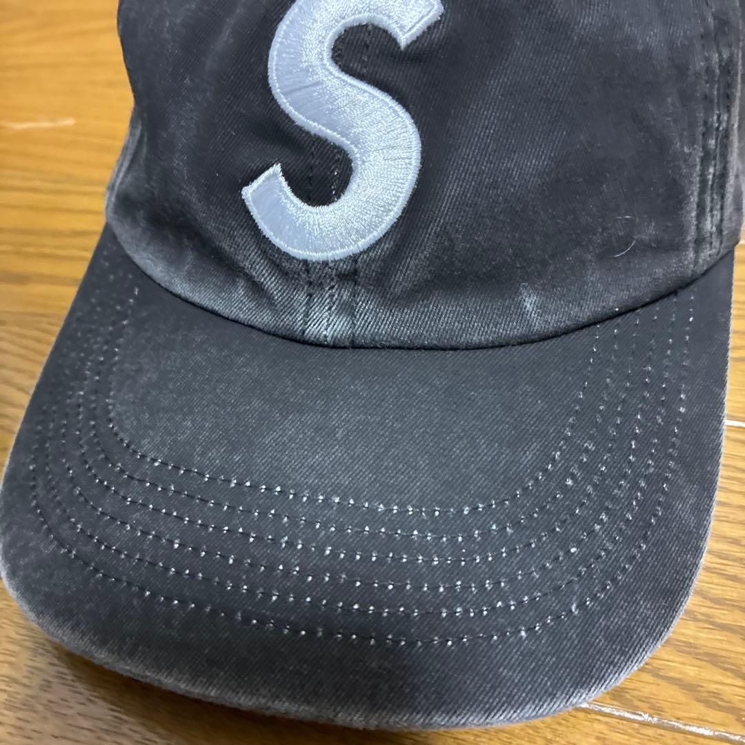 Supreme S Logo cap シュプリーム Sロゴ キャップ 黒SS25