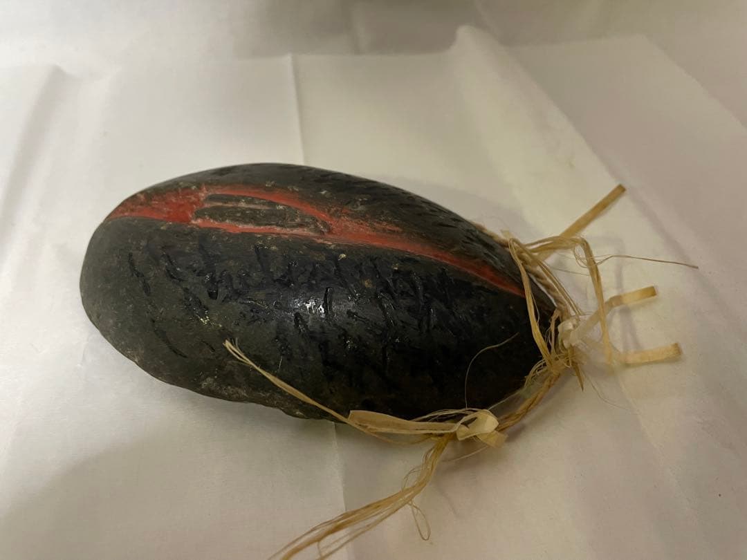 民芸品 木彫り 性神 信仰人形 ガラスケース入り／夫婦和合・安産祈願／詳細不明