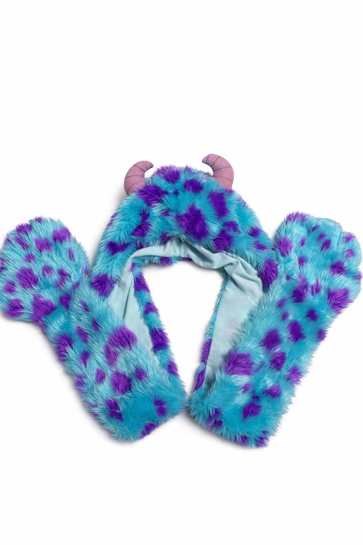 美品　モンスターズ・インク　サリー　マフラーファンキャップ