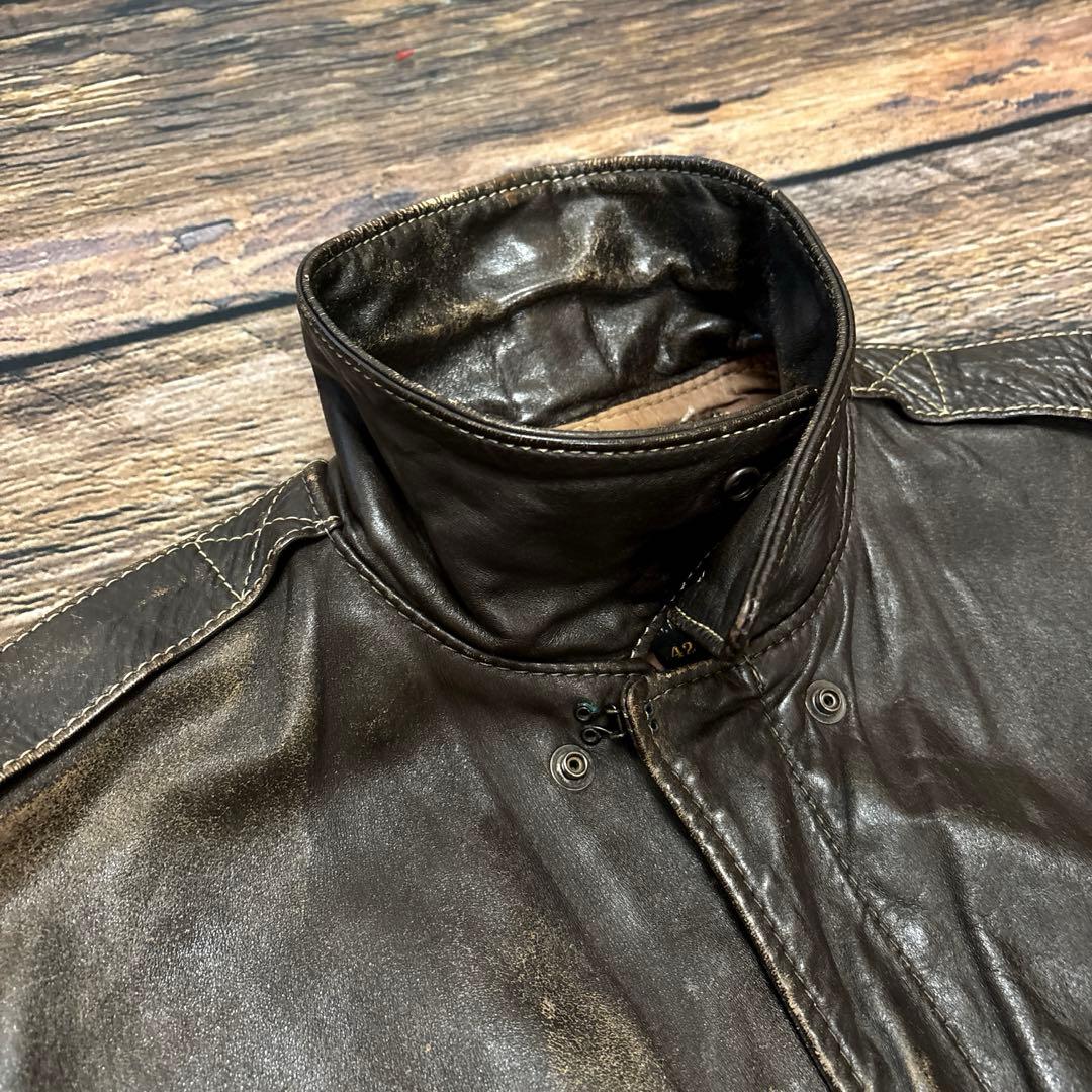 ジャケット・アウター VANSON / A-2 leather flight jacket