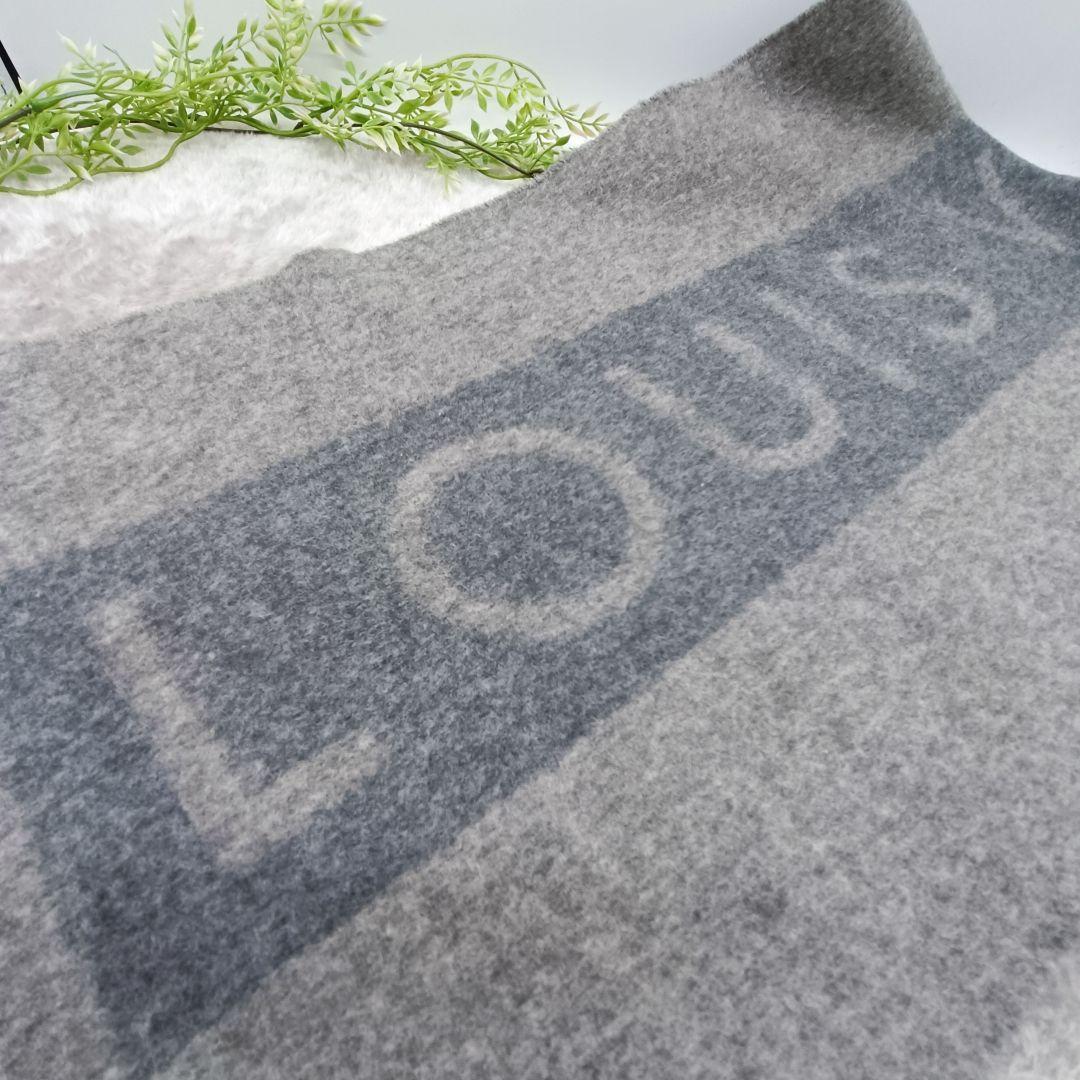 ルイヴィトン　カシミヤマフラー　ロゴマフラー　　カシミヤ100%　男女兼用