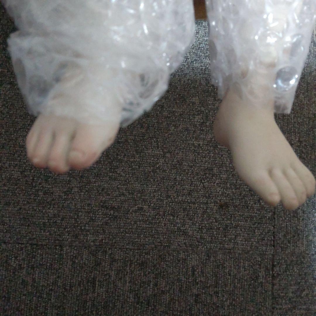 シルバー髪の着物人形 創作人形