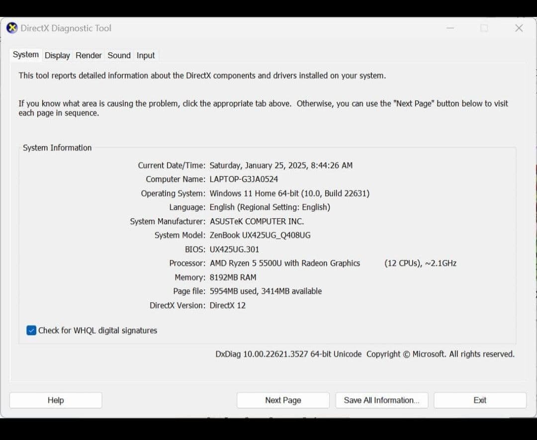Windowsノート本体 ASUS ZenBook 14