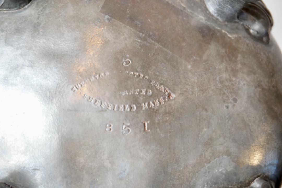 イギリス アンティーク ピューター ポット②