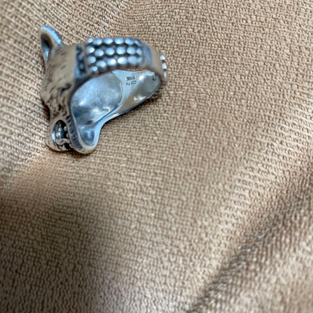 A*u様 gucci ウルフヘッド　リング　20号