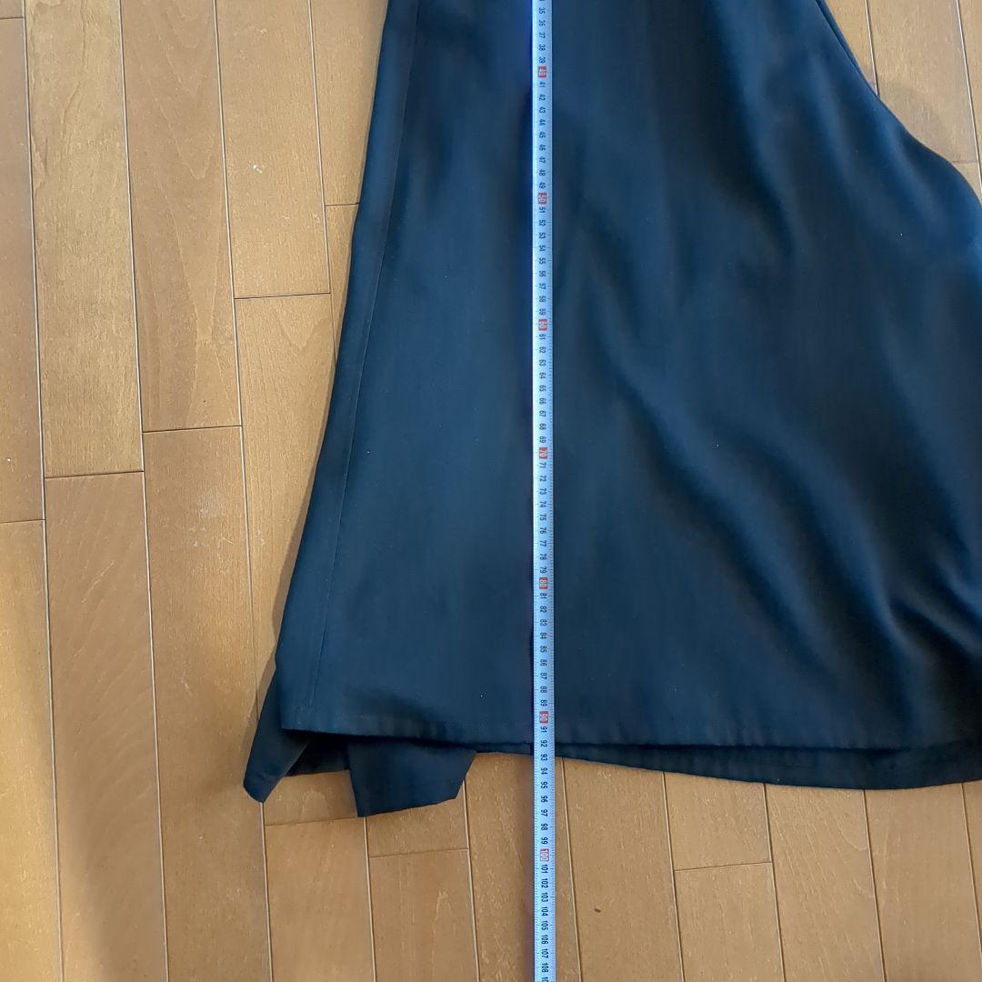 ヨウジヤマモト黒 ガウチョパンツ バックル付き