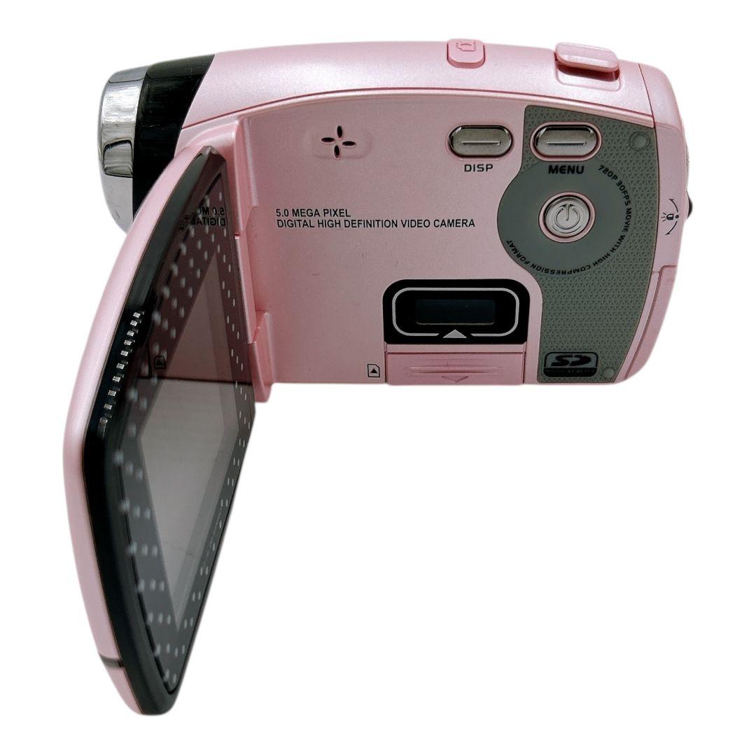 【希少レア品】ハローキテイ デジタルハイビジョンビデオカメラ ピンク 付属品多数