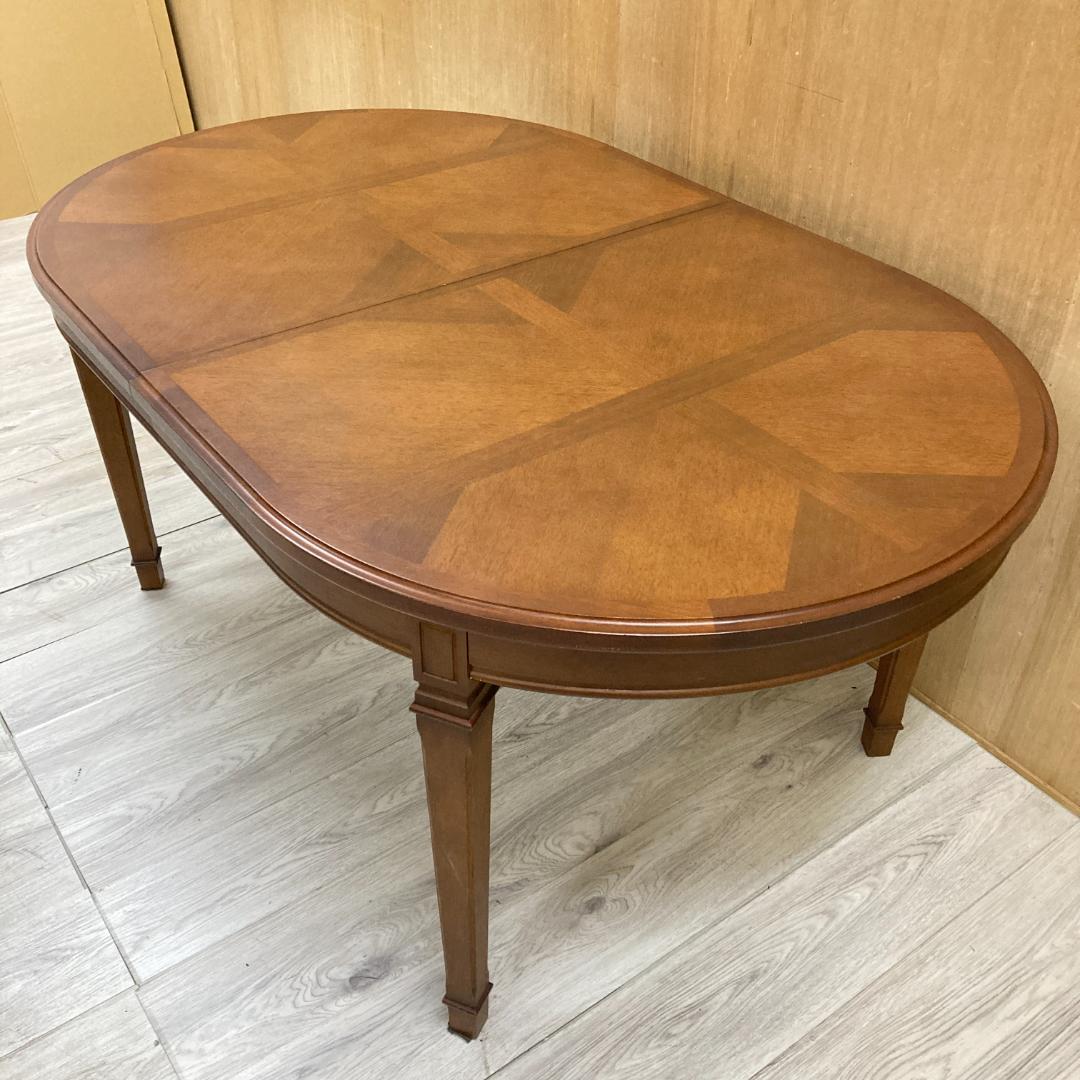 【マルニ】伸長式　ダイニングテーブル　エクステンション 伸縮