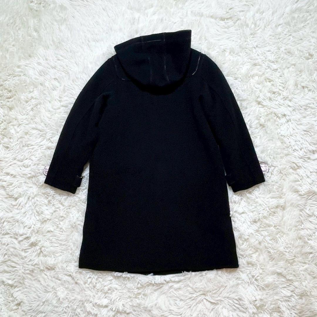 mezzo piano アンゴラ混ダッフルコート 140 ハートボタン 音符