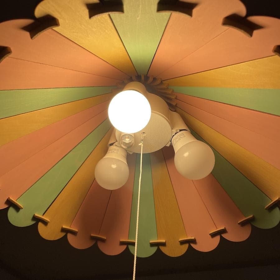 ナカオランプ 木製 ハンドメイド 照明 ペンダントライト NRH-1402