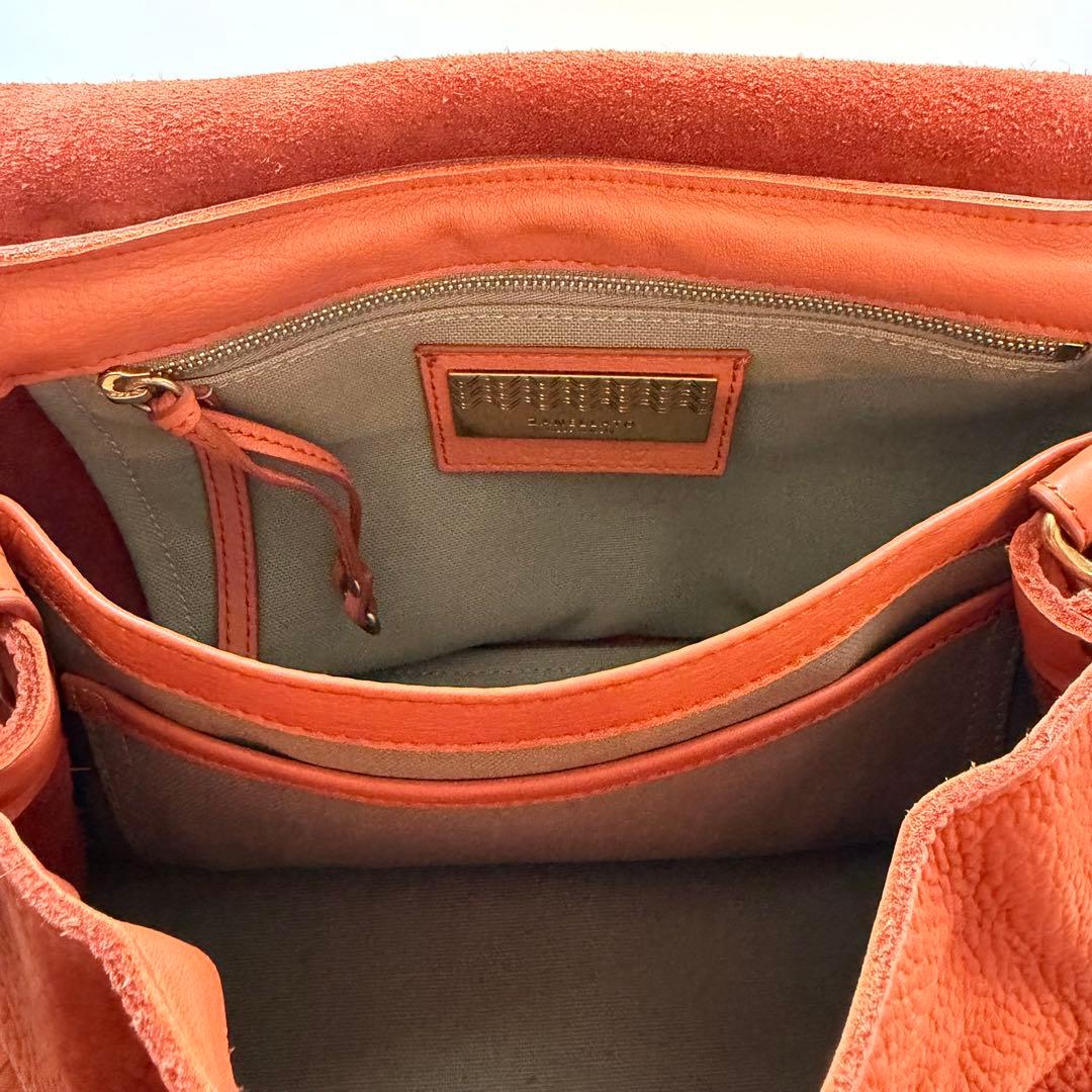 ザネラート ポスティーナ S オレンジ 2way ショルダーバッグ