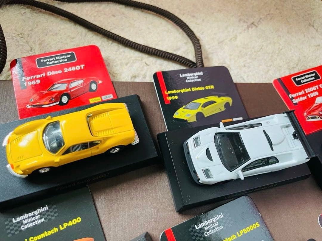 ミニカー ランボル　フェラーリ 22個KYOSHO ダイドーリミッドエディション