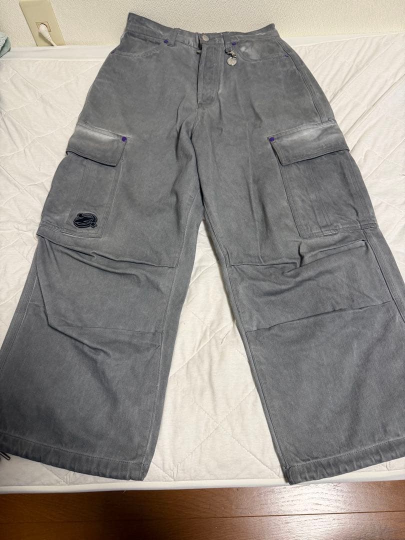 ずっと真夜中でいいのに。　Mサイズ　Denim Cargo Pants